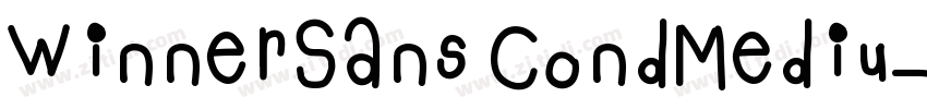 WinnerSans CondMediu字体转换